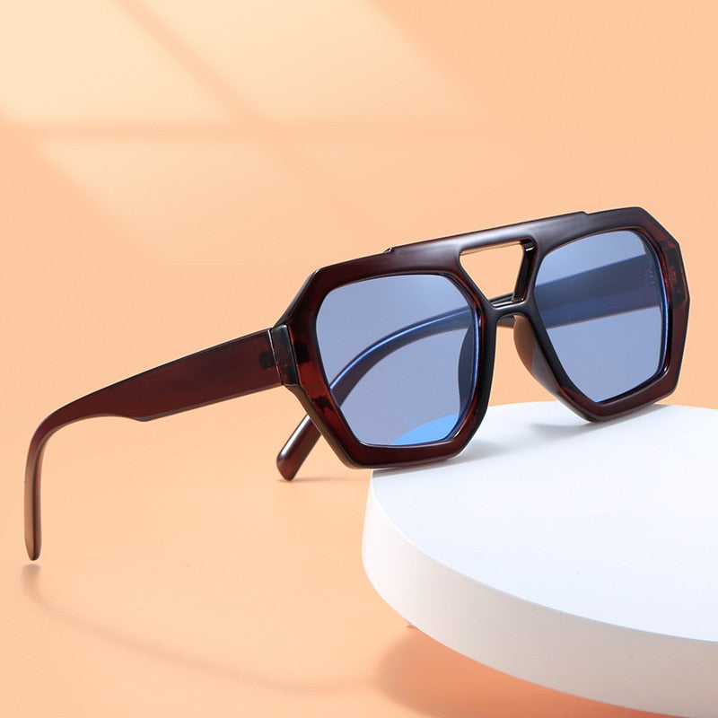 Retro Double Bridge Sunglasses