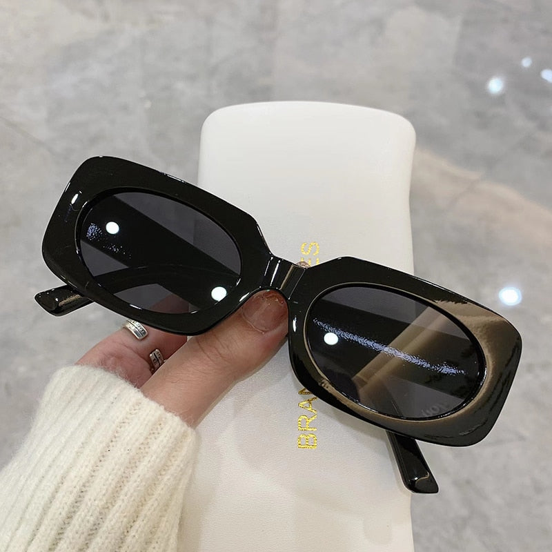 Geometric-Frame Sunglasses