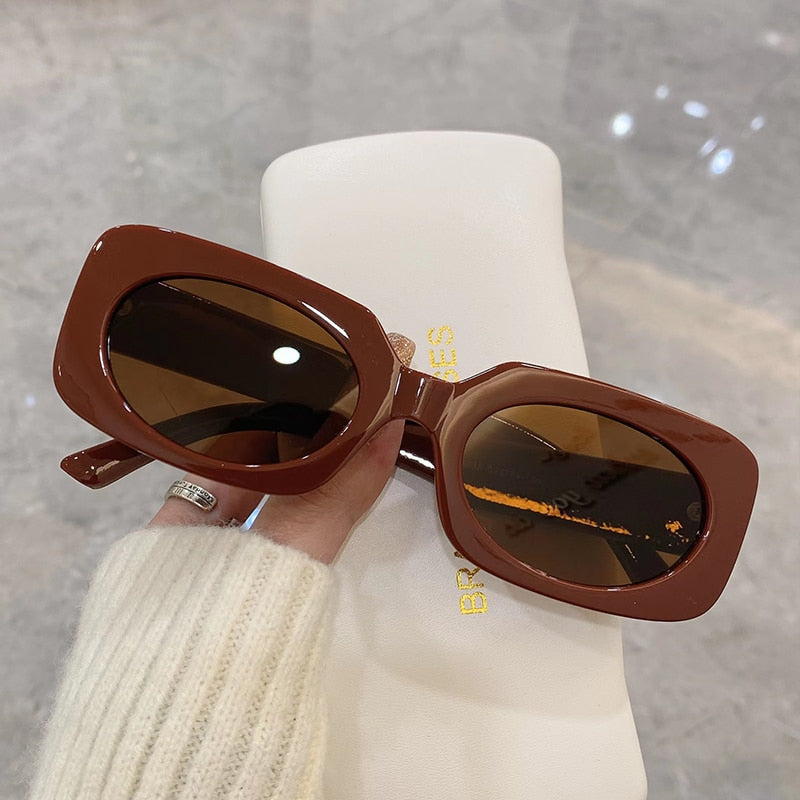 Geometric-Frame Sunglasses